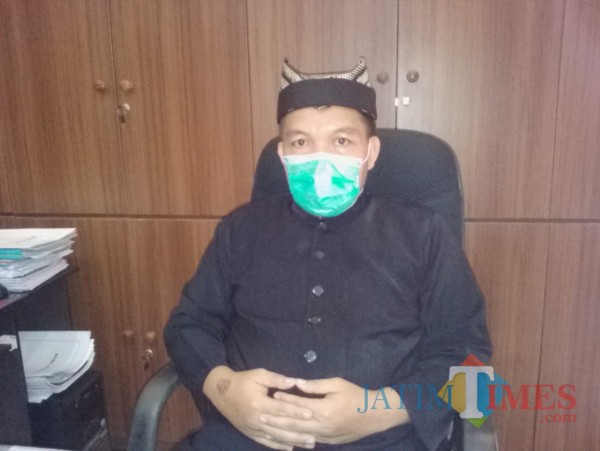 Imam Basuki, Staf kantor DPRD Banyuwangi setelah sembuh sari Covid-19 (Nurhadi Banyuwangi Jatim Times)