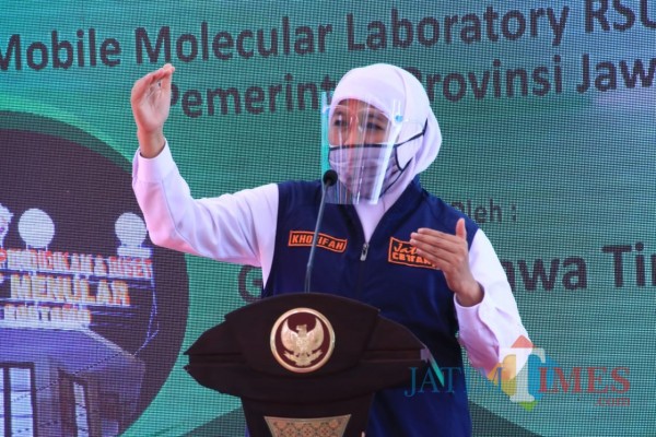 Gubernur Jawa Timur Khofifah Indar Parawansa (Dokumentasi MalangTIMES).