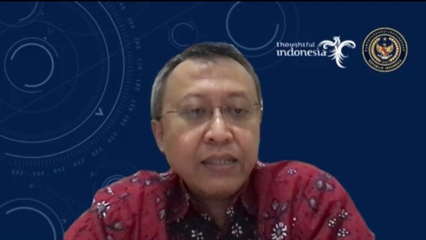 Deputi Ekonomi Digital dan Produk Kreatif Kementerian Pariwisata dan Ekonomi Kreatif (Kemenparekraf) Muhammad Neil El Himam. (tangkapan layar Festival Mbois)