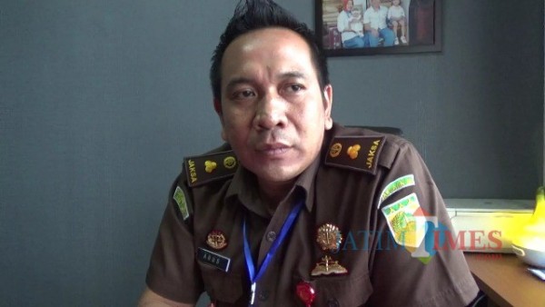 Kasipidsus Kejaksaan Negeri Kabupaten Malang, Agus Hariyono saat ditemui awak media di ruangan kerjanya, Kamis (17/9/2020).