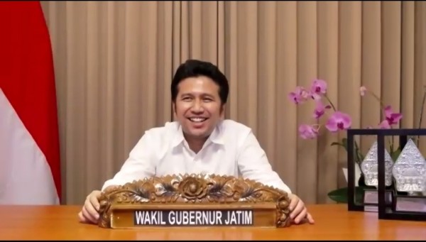 Wakil Gubernur Jatim, Emil Elistianto Dardak (tangkapan layar Festival Mbois GrandShow)