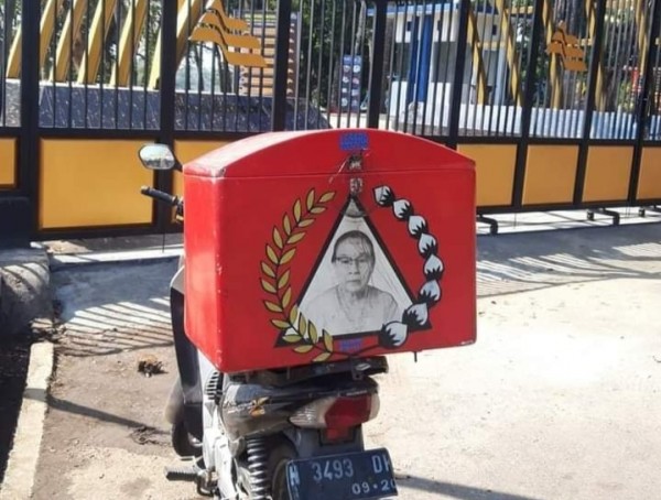 Motor korban uang dibawa pelaku perampasan yang menyaru polisi (Ist)