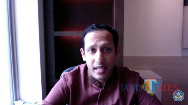 Menteri Pendidikan dan Kebudayaan (Mendikbud) Nadiem Makarim. (Foto: Ima MalangTIMES from Youtube)
