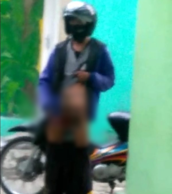 Pelaku eksibisionis di Jalan Cakalang (Ist)