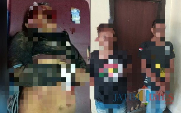 YT yang tewas dimassa, dua anak YT yakni KS dan BP yang diamankan polisi / Foto : Istimewa / Tulungagung TIMES