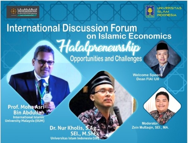 Foto Pamflet Halalpreneurs Ekonomi Islam FIAI UII
