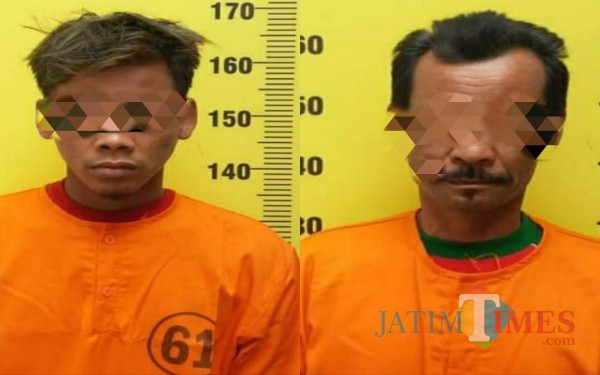Pelaku dan penadah dalam Curanmor di Tulungagung / Foto : Dokpol / Tulungagung TIMES