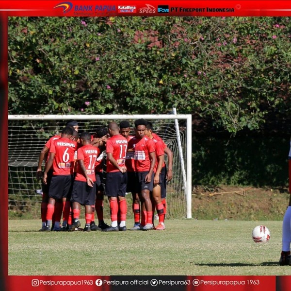 Skuat Persipura saat menjalani TC di Batu (official Persipura)