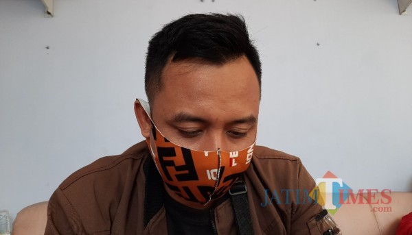 Anwar Bahar Basalamah Media Officer Persik Kediri. (Eko arif s/Jatimtimes)