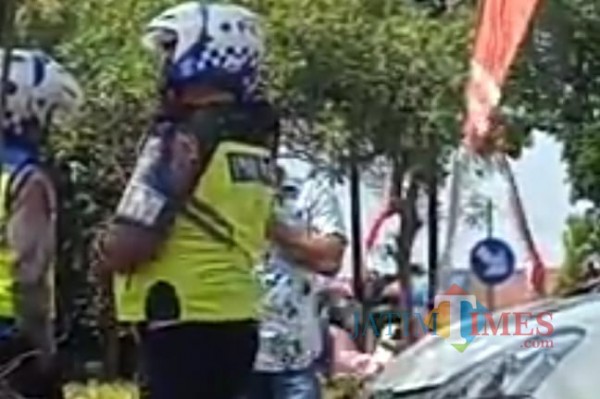 Ilustrasi, pelanggar Lalin saat ditindak Polisi.