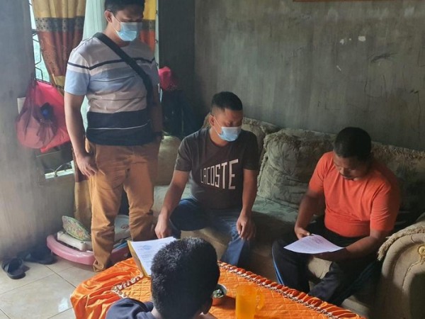 Pengunggah kolase Ma'ruf Amin dan Kakek Sugiono ditangkap. (Foto: IST detik.com)