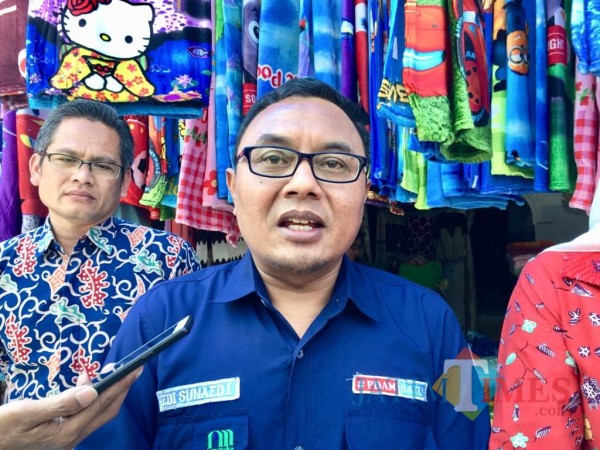 Direktur Perumdam Among Tirto, Sunaedi. (Foto: Irsya Richa/MalangTIMES)