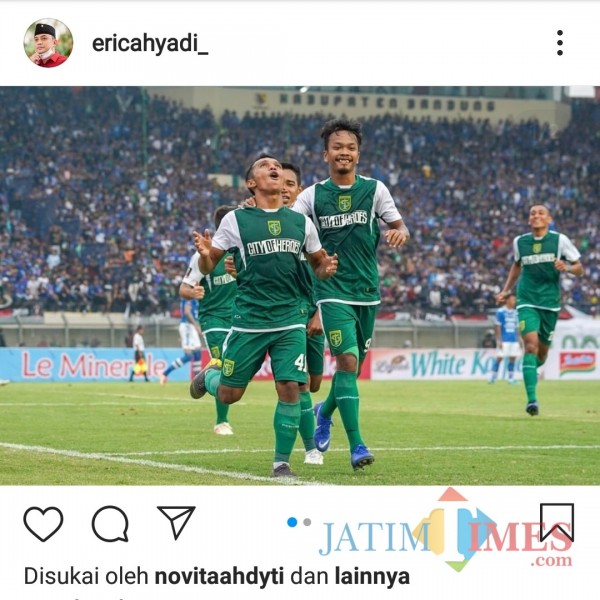Salah satu karya Jonathan Yohvino yang di-Upload ke akun Instagram Eri Cahyadi