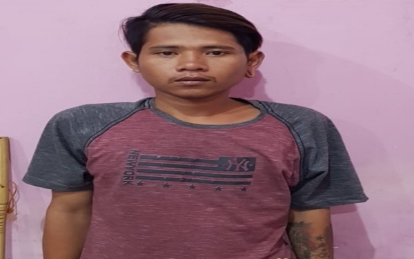 Farid (25), pelaku pengedar sabu yang ditangkap Satresnarkoba Polres Jombang. (Istimewa)