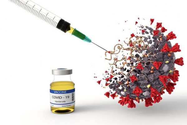 Ilustrasi vaksin Covid-19. (Foto: Shutterstock/Orpheus FX).