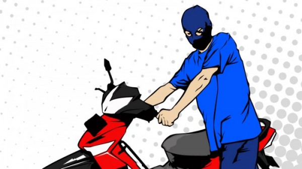 Ilustrasi pencurian motor (TribunnewsPalembang)