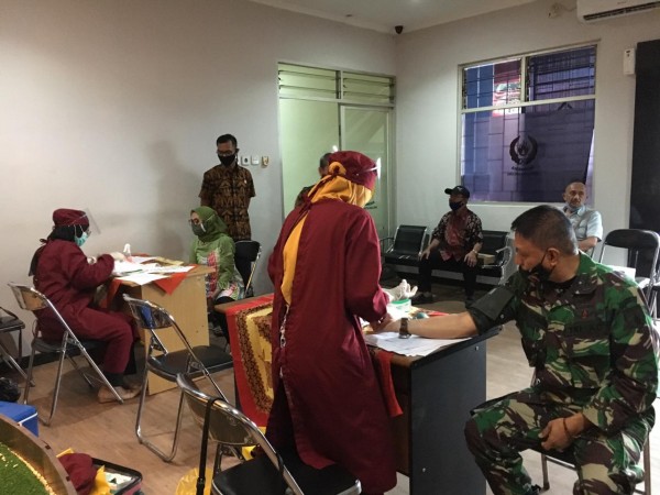Suasana test PCR Eclia di kantor KONI Kota Malang, Kamis (15/10/2020) (KONI Kota Malang)