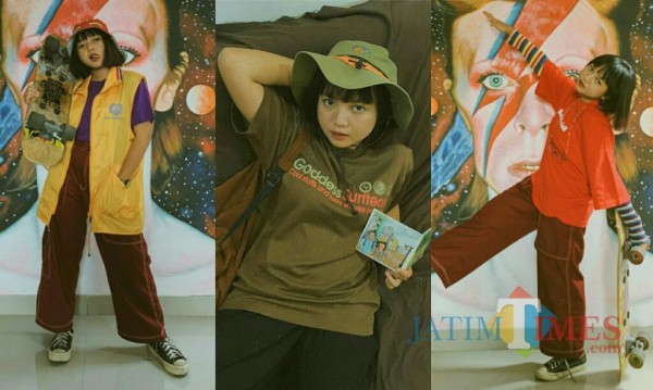 Beberapa OOTD menggunakan baju-baju bekas (dalbo). (Foto: Instagram @bubblebeetjh.co)