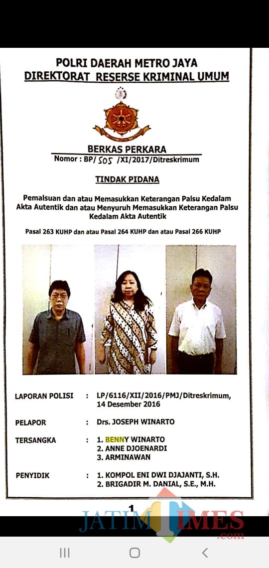 Para tersangka yang telah ditetapkan sebagai DPO kepolisian. (Foto: Ist)