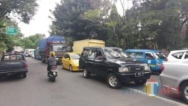 Potret kemacetan di Kota Malang (Dokumentasi MalangTIMES).
