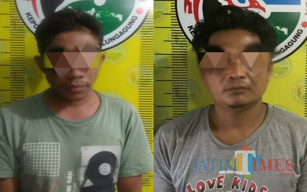 AL dan HS warga Banjarsari Lor Desa Banjarejo Rejotangan / Foto : Dokpol / Tulungagung TIMES