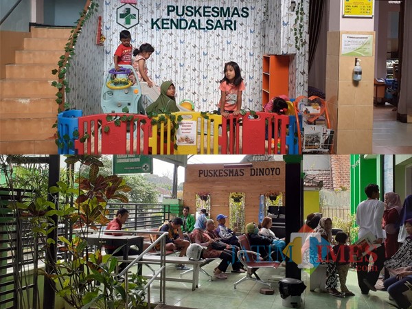 Suasana area Puskesmas Dinoyo dan Puskesmas Kendalsari sebelum pandemi Covid-19. (Arifina Cahyanti Firdausi/MalangTIMES)