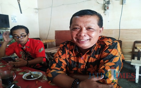 Ki Minto Sudarsono, Kepala Desa Pakisrejo, Rejotangan, Kabupaten Tulungagung / Foto : Anang Basso / Tulungagung TIMES