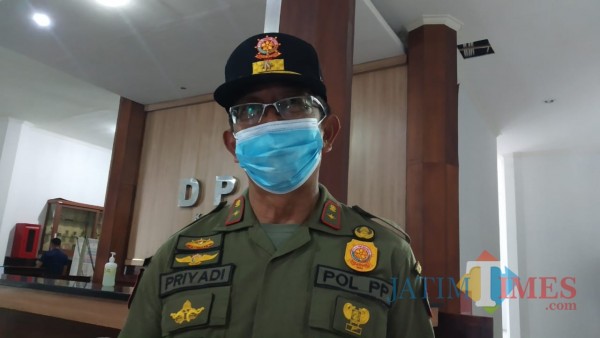 Kepala Satpol PP Kota Malang, Priyadi (Pipit Anggraeni/MalangTIMES).