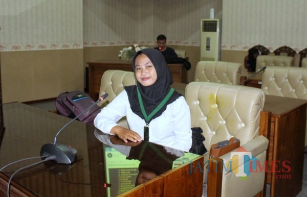 Zahra Qobliyati Fatra, Sekretaris Umum KOHATI Komisariat Cendekiawan Muslim (Nurhadi Banyuwangi Jatim Times)