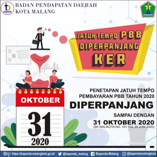 Jatuh tempo pembayaran PBB di Kota Malang yang bersamaan dengan jatuh tempo Suncet Policy (Dokumen Bapenda Kota Malang for MalangTIMES).