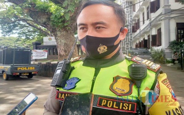 Kasatlantas Polresta Malang Kota AKP Ramadhan Nasution. (Anggara Sudiongko/MalangTIMES)