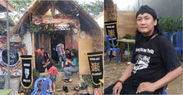 Kegiatan Bakti Sosial Dewan Adat Majapahit di Padepokan Eyang Macan Putih Mojokerto (Foto: mojokertoTIMES.com)