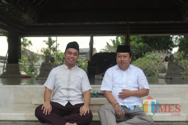 Henry Pradipta Anwar dan Yasin Hermanto.(Foto : Aunur Rofiq/BlitarTIMES)