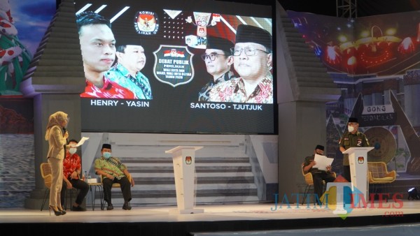 Debat publik pertama yang dinilai adem menjadi evaluasi bagi KPU Kota Blitar.