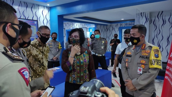 Suasana penilaian tim internal Mabes Polri dan Polda Jatim (Humas Polresta Malang Kota)