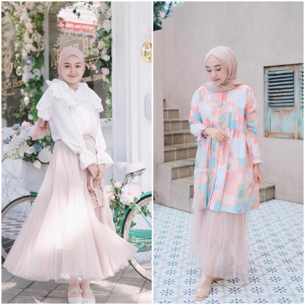 style rok tutu hijab