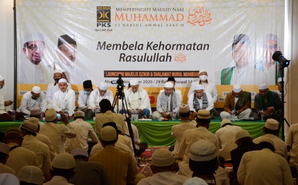 Acara peringatan Maulid Nabi Muhammad SAW yang digelar DPD PKS Kota Malang. (Foto Istimewa).