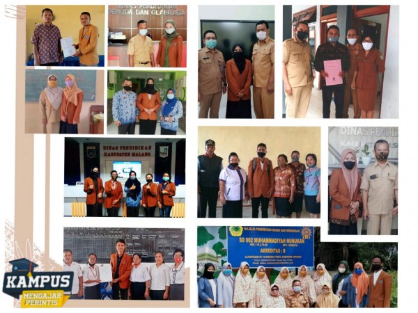 Para mahasiswa yang lolos dalam KMP mengajar di lokasi-lokasi SD yang telah ditentukan. (Ist)