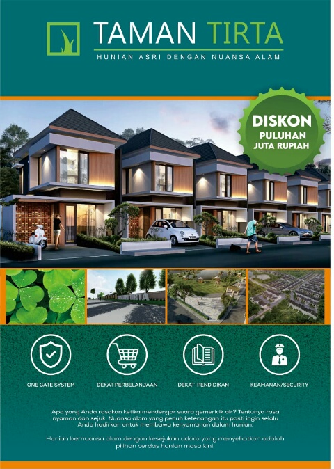 Flyer Taman Tirta. (Foto: istimewa)