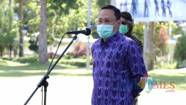 Juru Bicara Satgas Tugas Percepatan Penanganan Covid-19 Kota Kediri, dr Fauzan Adima. (Foto: Bams Setioko/JatimTIMES)