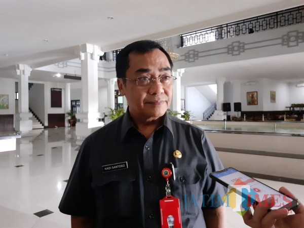 Kepala Dinas Pekerjaan Umum Penataan Ruang Perumahan dan Kawasan Permukiman (DPUPRPKP) Kota Malang, Hadi Santoso. (Arifina Cahyanti Firdausi/MalangTIMES).