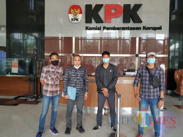 KIPP Jatim ketika melapor ke KPK
