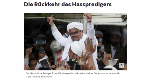 Habib Rizieq Shihab (Foto: sueddeutsche.de)