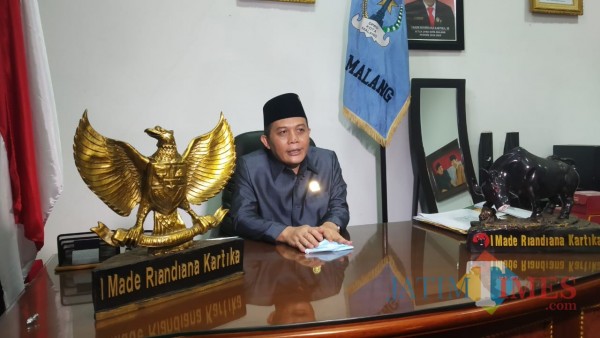 Ketua DPRD Kota Malang, I Made Riandiana Kartika (Pipit Anggraeni/MalangTIMES).