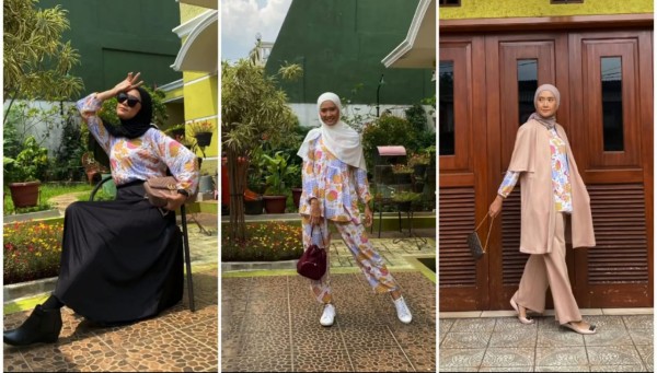 Stylish dengan baju rumahan ala Lulu Elhasbu. (Foto: Instagram @luluelhasbu).