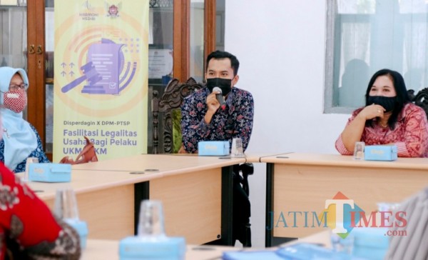 Fasilitasi pengurusan izin usaha UMKM yang diikuti 40 peserta.(ist)