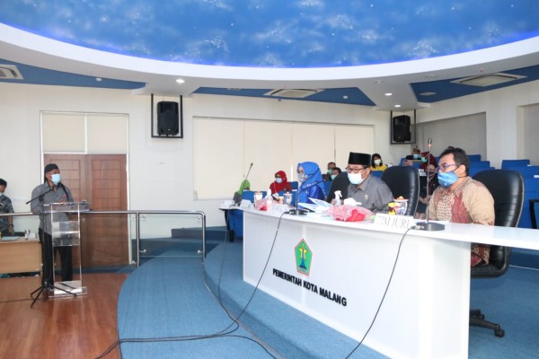 Suasana pemaparan nominator KIP Award Kota Malang 2020, di NCC, Kamis (26/11). (Foto: Humas Pemkot Malang).