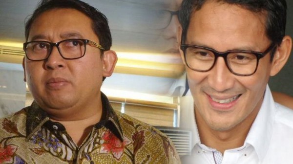 Fadli Zon & Sandiaga Uno (Foto: Tribunnews)