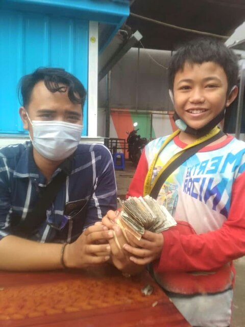 Kisah viral bocah SD (Foto: Facebook)