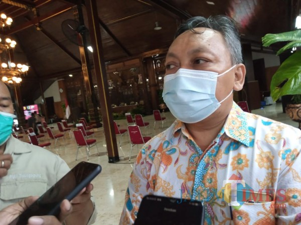 Jubir Gugus Tugas Percepatan Penanganan Covid- 19 Tulungagung, Kasil Rokhmad (Joko Pramono/ JatimTIMES)